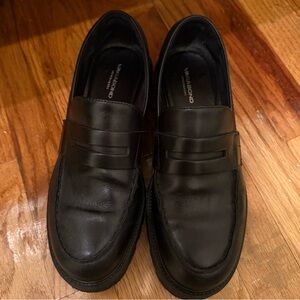 Vagabond Chunky Black Loafers